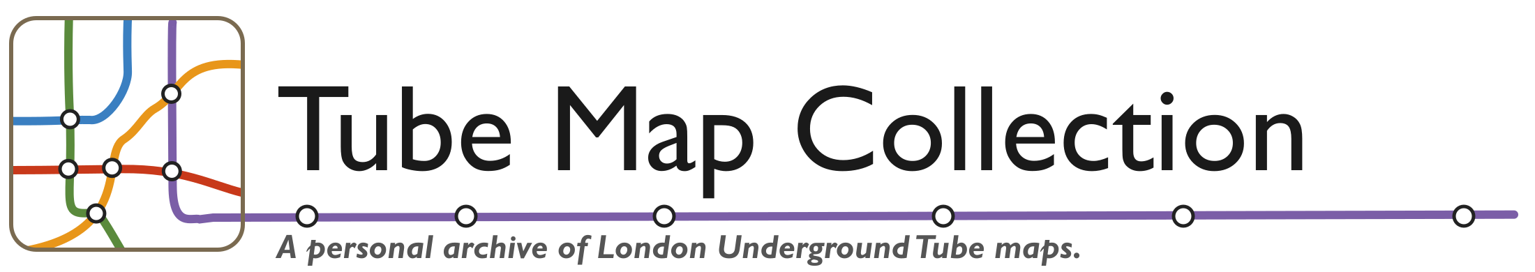 Tube Map Collection — A personal collection of London Underground pocket Tube maps.